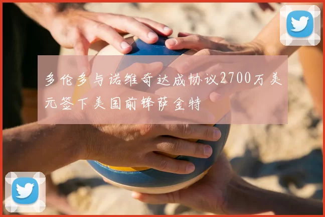 多伦多与诺维奇达成协议2700万美元签下美国前锋萨金特